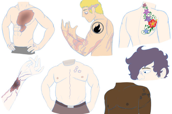 TF2 Fan-character study (Max, Isaac, James, Alois, Mikhail, Oswin, Elliot)