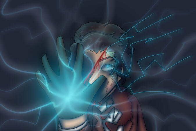 TF2 Fan-character scene (Rene/Magic AU)